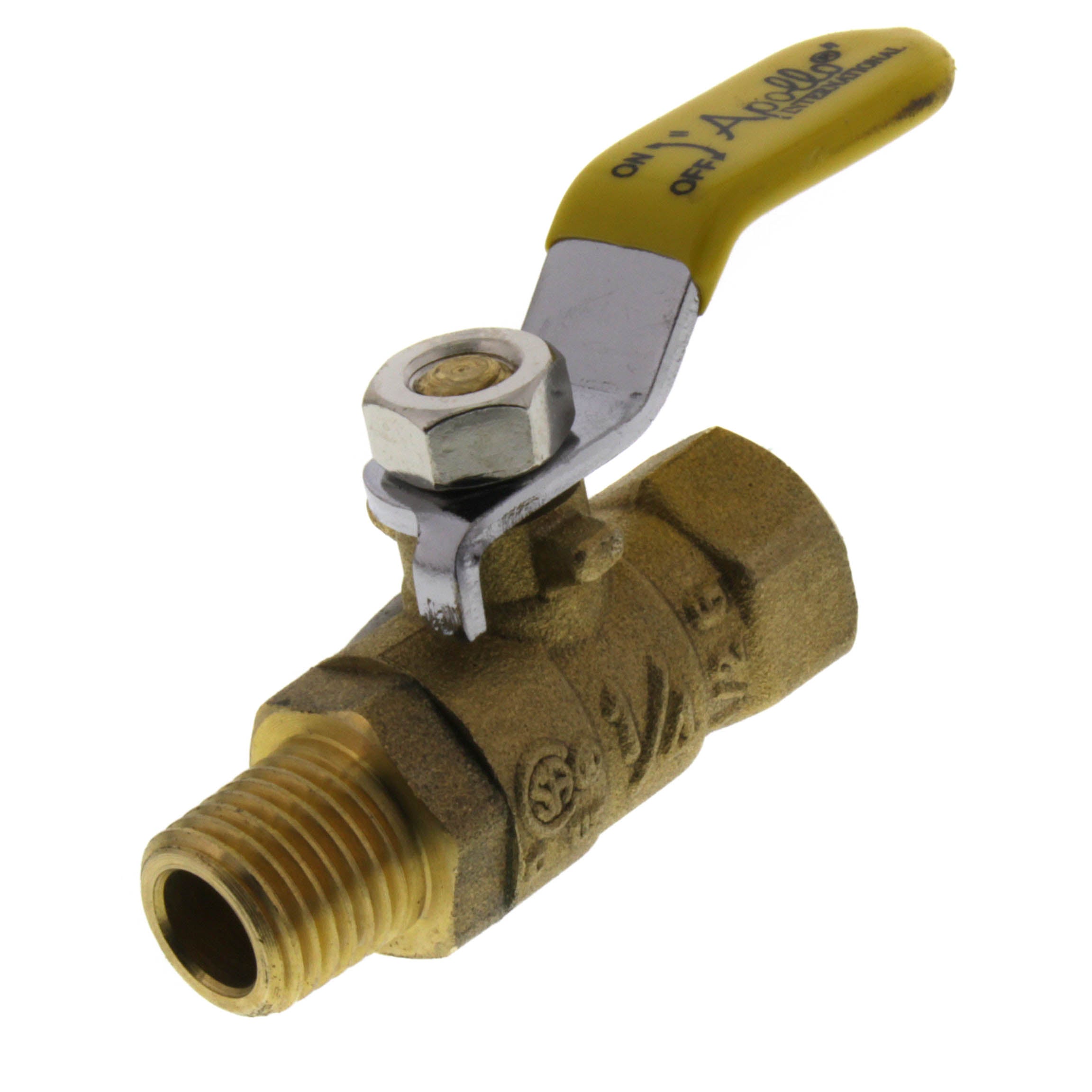 APOLLO VALVES Apollo Valves 94MBV02 1/4 FNPT x MNPT Full Port Mini Ball Valve