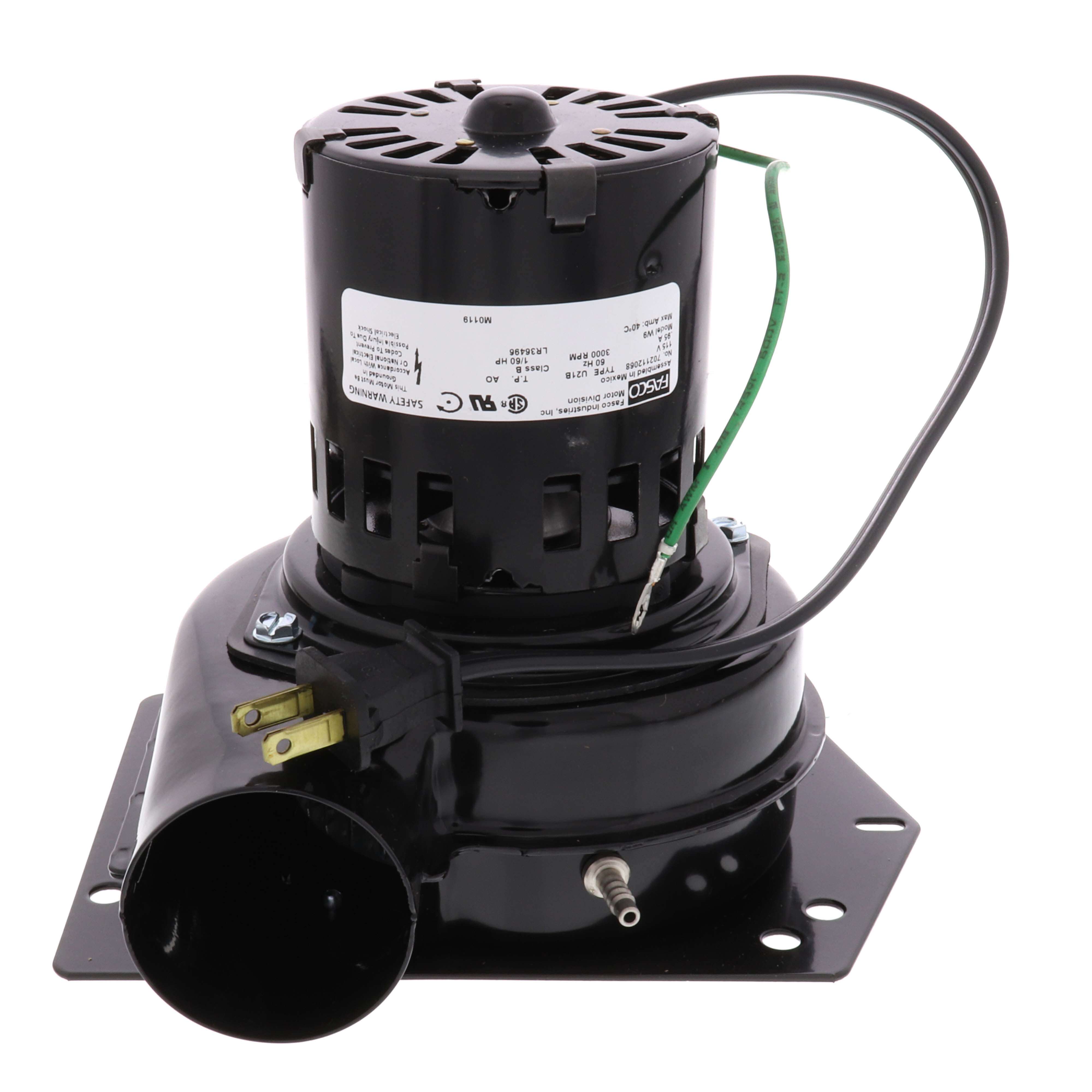 GENTEQ MOTORS Fasco W9 OEM Replacement Motor 1/60 HP 3000 RPM
