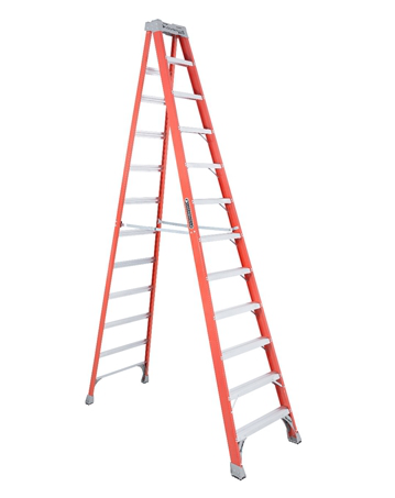 LOUISVILLE LADDER Louisville Ladder FS1512 12-Foot Fiberglass Step Ladder, Type IA, 300-pound Load Capacity