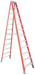 Louisville Ladder FS1512 12-Foot Fiberglass Step Ladder, Type IA, 300-pound Load Capacity