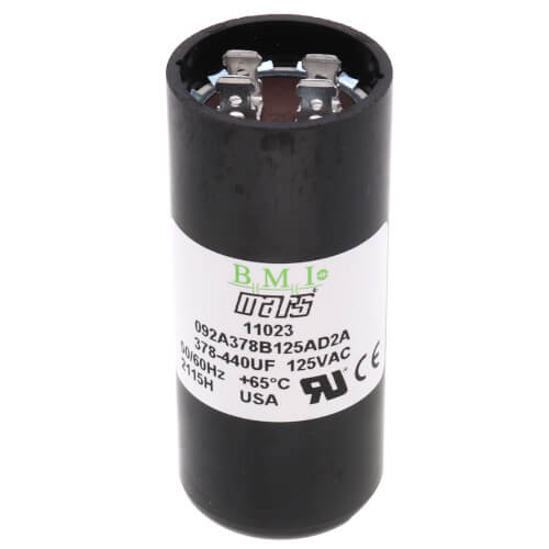 MARS MARS 11023 378-440 MFD Round Start Capacitor 110/125V