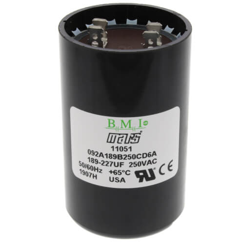 MARS MARS 11051 189-227 MFD Round Start Capacitor 220/250V