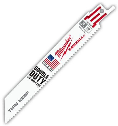 MILWAUKEE Milwaukee 48-00-5092 6 in. 10 TPI Thin Kerf SAWZALL Blades 5 Pack