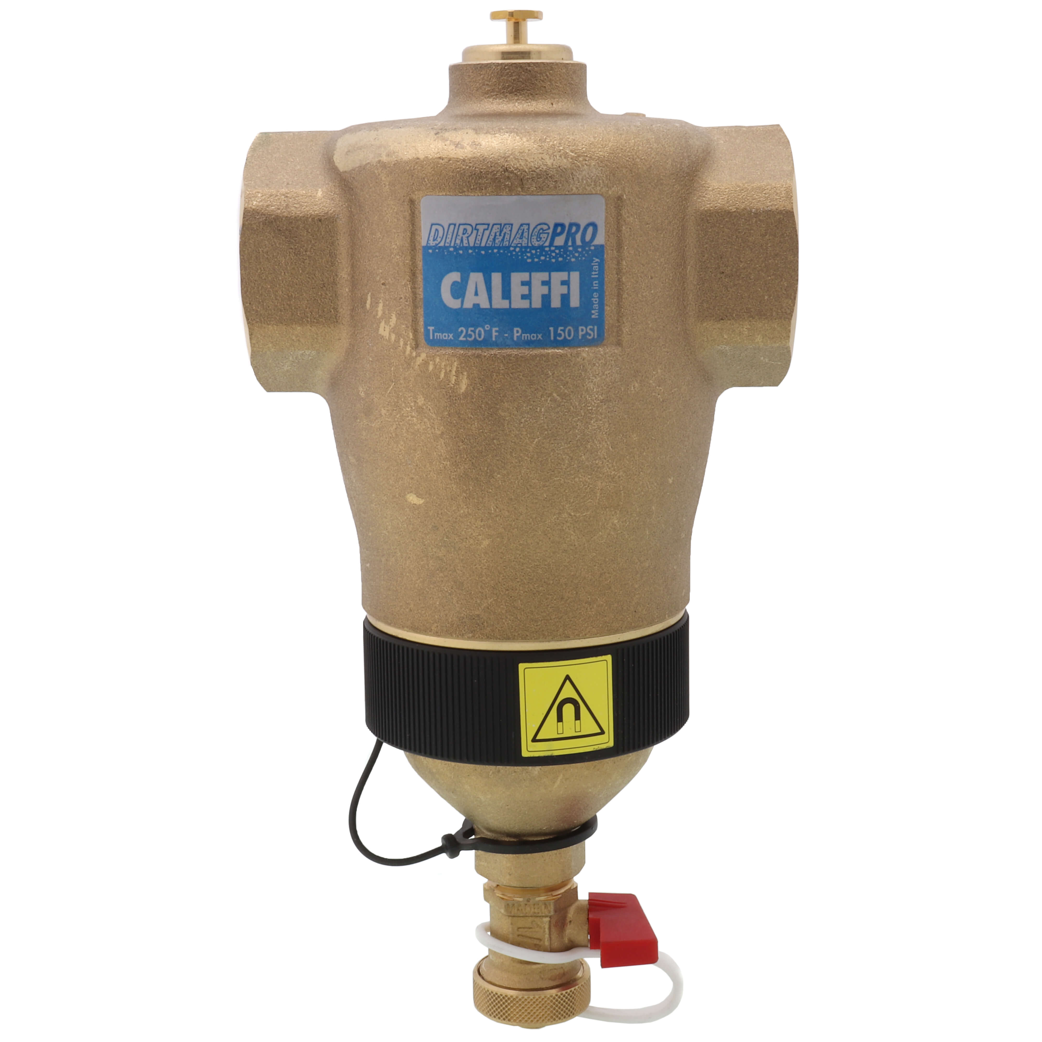 CALEFFI Caleffi 546307AM DirtMagPRO 1-1/4 FNPT Air Separator with Dual Magnets