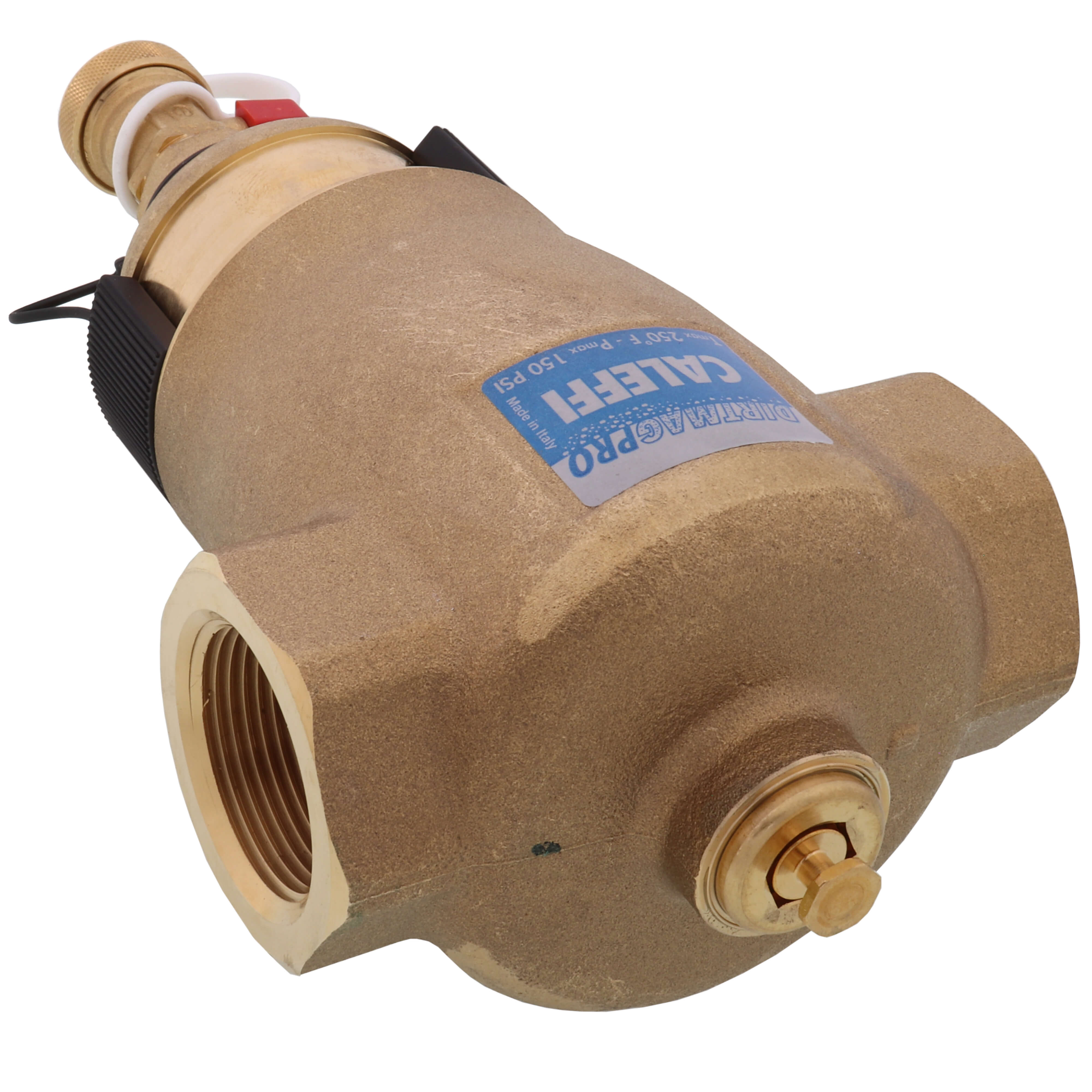 CALEFFI Caleffi 546307AM DirtMagPRO 1-1/4 FNPT Air Separator with Dual Magnets