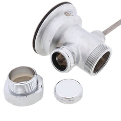 T&S Brass B-3970 Waste Drain Valve, Lever Handle, 3-1/2 x 2 & 1-1/2 Adapter
