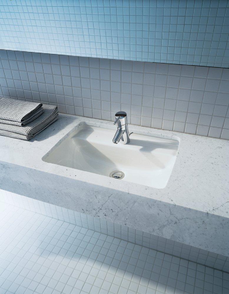 DURAVIT Duravit 0305430000 Starck 3 18-1/4 x 18-1/4 inch Square Undermount Bathroom Sink