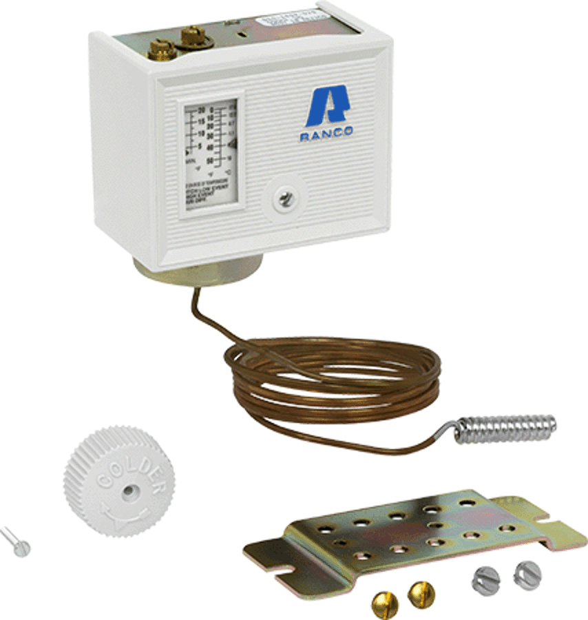 ROBERTSHAW Ranco O10-1409 Temperature Control SPST 0 Degree -55 Degree F 72 Cap w/ Remote Bulb