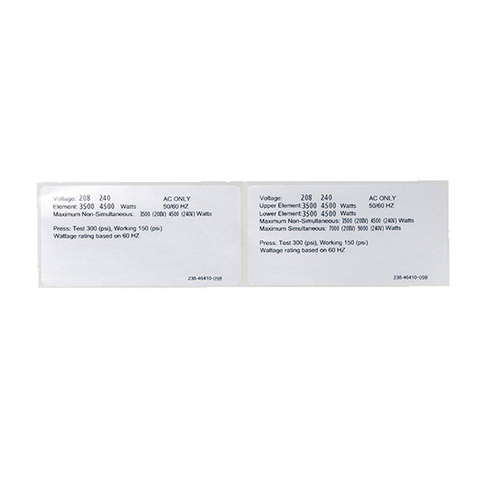 BRADFORD WHITE 4154640936 NATURAL GAS CONVERSION KITS