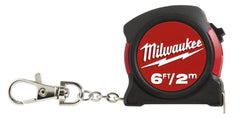 Milwaukee 48-22-5506 6 ft / 2 m Keychain Tape Measure