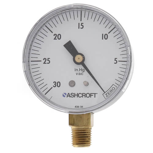 ASHCROFT Ashcroft 25W1005H02L-VAC 2.5 0-30Vac 1/4 Bottom Mount Replacement 25-1005-02L-VAC