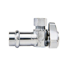 BrassCraft G2CP19XC1 1/2 x 3/8 in. Press x Compression Angle Supply Stop Valve