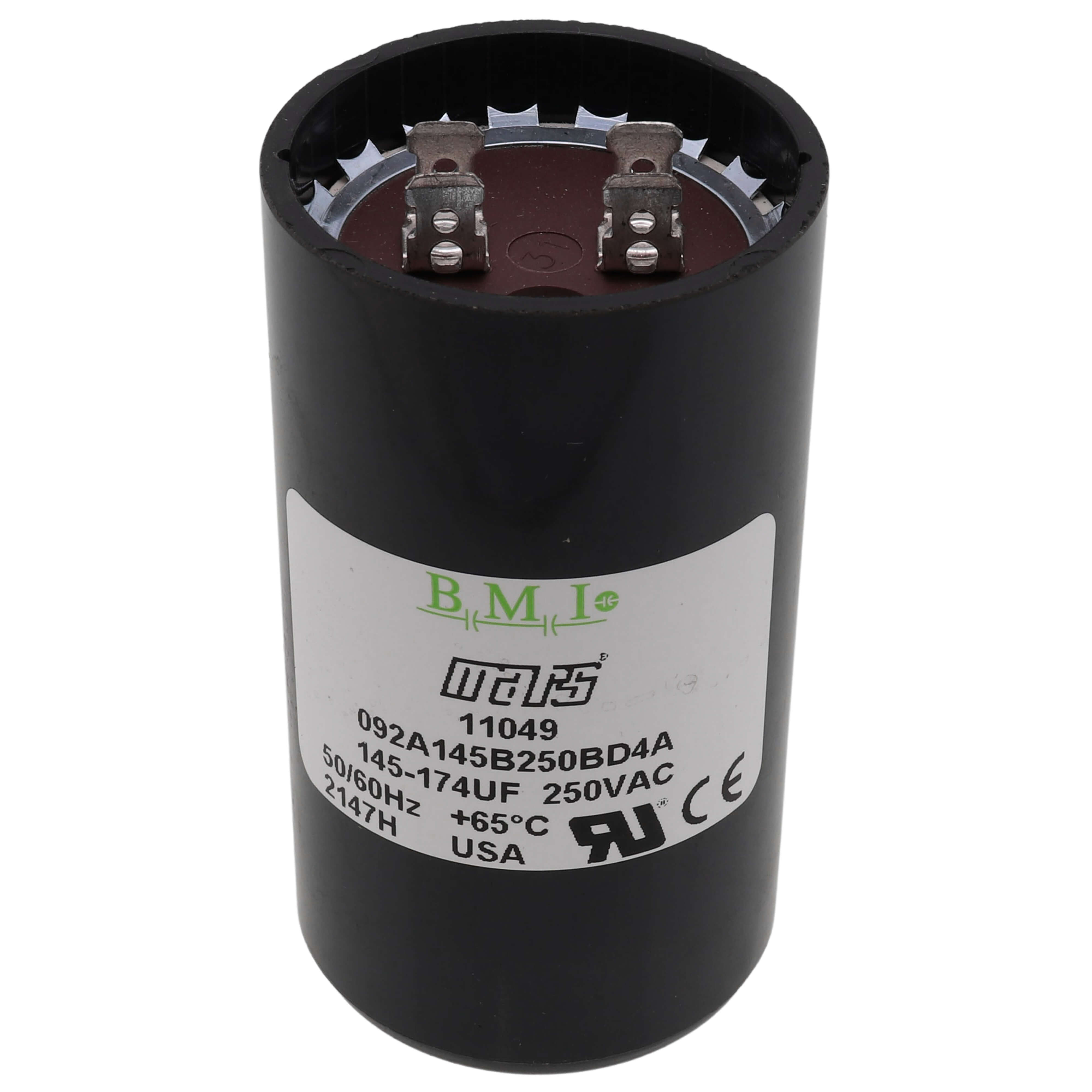 MARS MARS 11049 Capacitor, 145-175 mfd 220/250V Start Electrolytic Blue Box