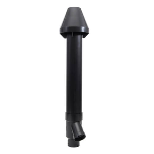 IPEX IPEX 397125 2 x 40 PVC Fgv Concentric Vent Kit Black System 1738
