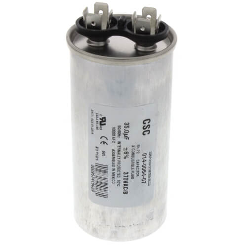 COPELAND Copeland 914-0037-11 Run Capacitor 35 Microfarad 370 Volt