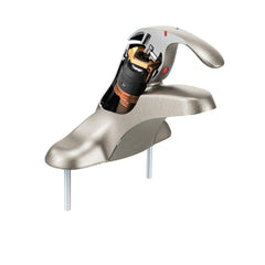 MOEN Moen 8430CBN M-BITION Single Handle Centerset Bathroom Sink Faucet in Classic Brushed Nickel