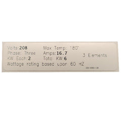 BRADFORD WHITE 4154394213 NATURAL GAS CONVERSION KITS