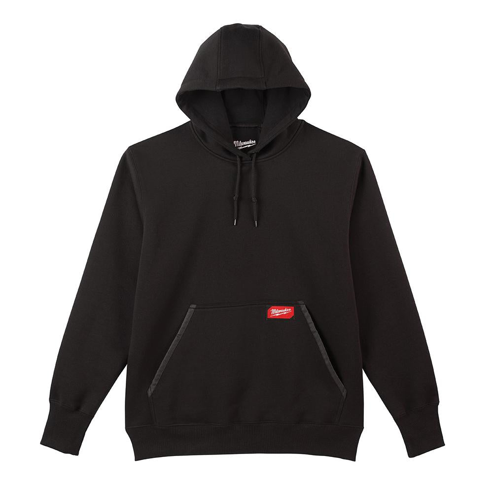 MILWAUKEE Milwaukee 350B-2X Heavy Duty Pullover Hoodie - Black 2X