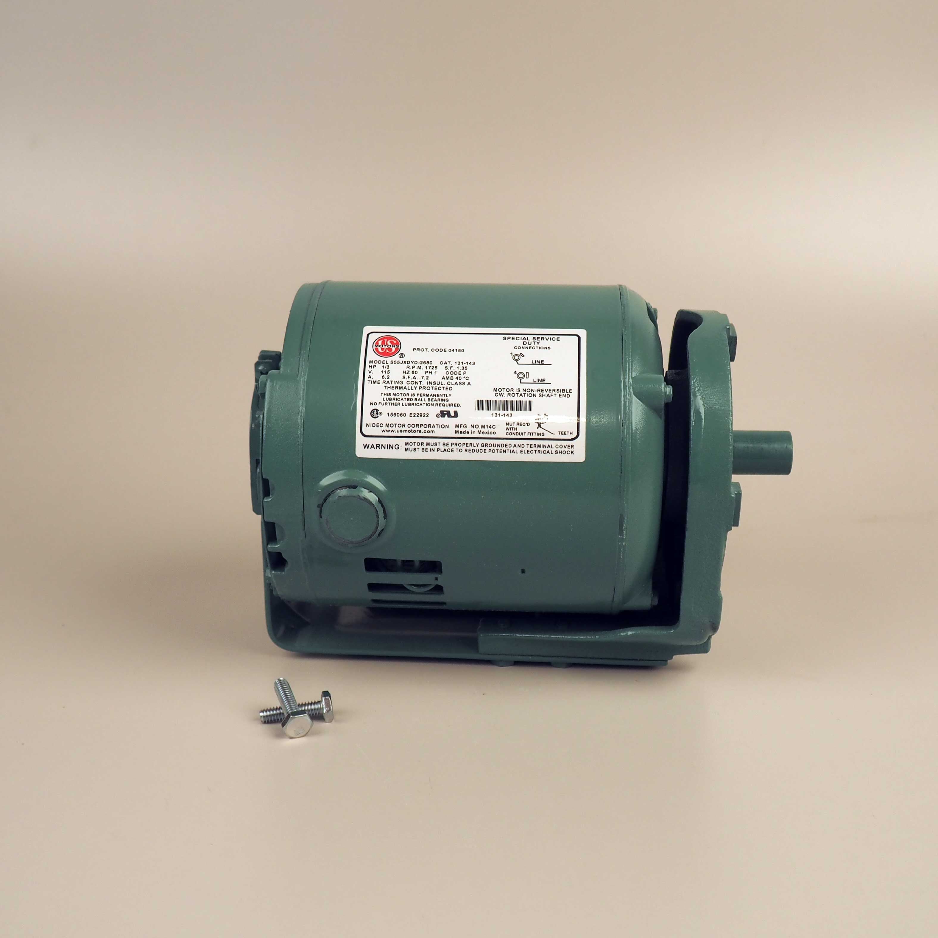 TACO Taco 131-143RP Motor Assembly 1/3HP 1725RPM 115V 1Ph ODP