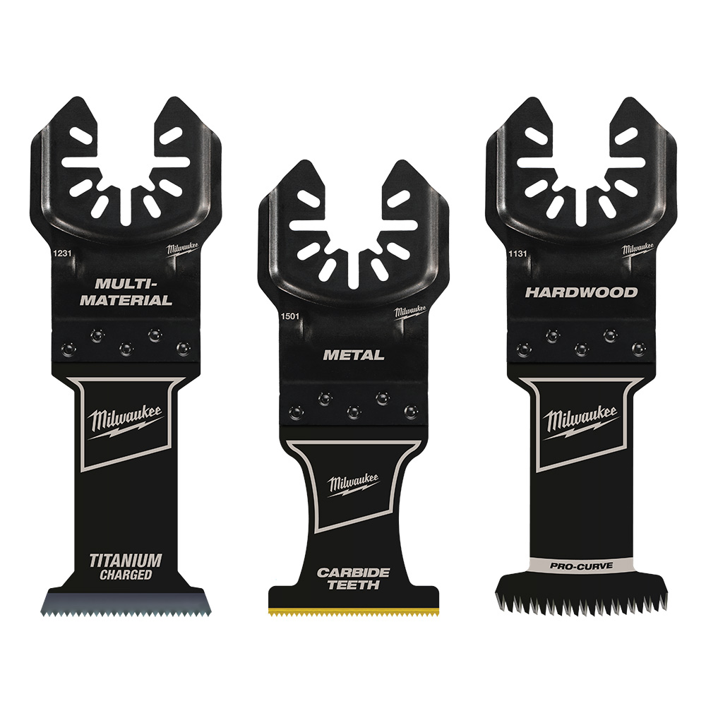 MILWAUKEE Milwaukee 49-10-9001 OPEN-LOK 3PC All Purpose Multi-Tool Blade Variety Pack