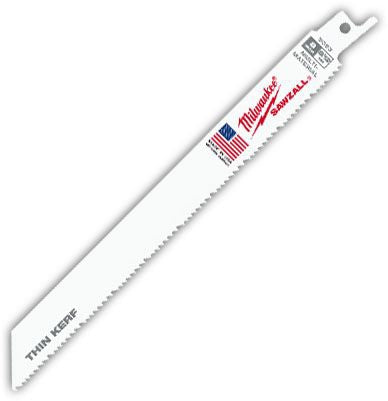 MILWAUKEE Milwaukee 48-00-5093 8 in. 8/12 TPI SAWZALL Blades (5 Pack)