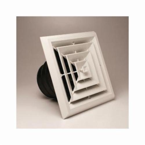 RECTORSEAL Rectorseal 81914 Diffuser Assembly, 8 x 8 4-Way Grille/Damper/Box Classic MV4