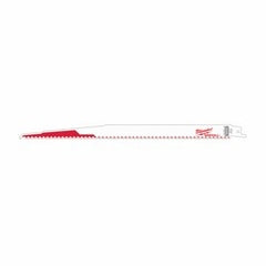 Milwaukee 48-00-5037 Nail Embedded Wood Cutting Reciprocating Saw Blade, 12 Length, 5PK