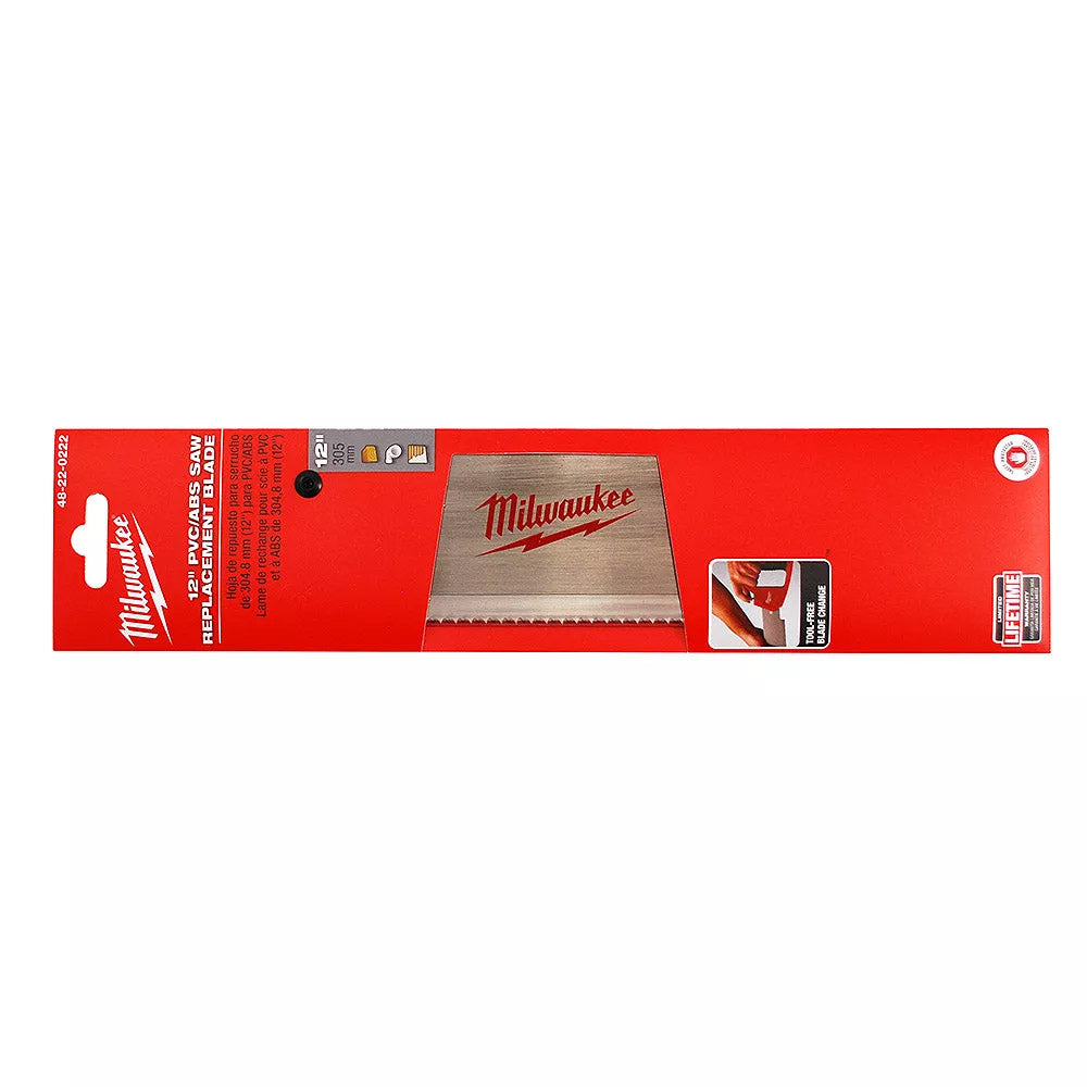 MILWAUKEE Milwaukee 48-22-0222 PVC Saw Blade 12 Inch Replacement MPN