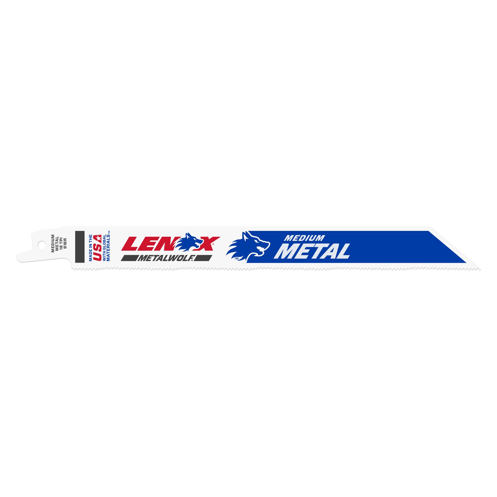 LENOX Lenox 20487B818R Reciprocating Saw Blade 8 in L 18 TPI Bi-Metal