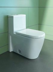 DURAVIT Duravit 0063320000 Elongated Closed Front Toilet Seat with Cover in White