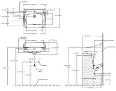 Toto LT307#01 Bathroom Sink Wall Mount 20-7/8 x 18 x 11-1/8