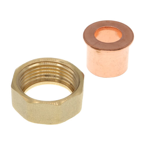 TACO Taco 5123-003KIT 3/4 Sweat Union for 5120 Water Temperature Mixing Valve with Gauge Set of 3