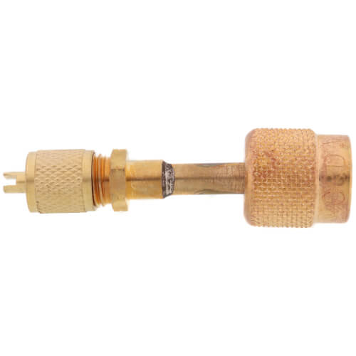 DIVERSITECH DiversiTech MSA-45 1/4 x 1/2 Male Flare x FPT Brass Mini-Split Service Valve Adapter