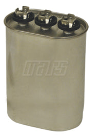 MARS MARS 12174 Capacitor 45/5 MFD 370V Oval Run Dual Section