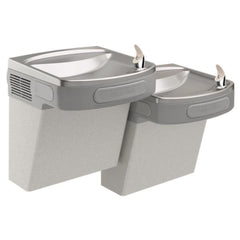 ELKAY Elkay EZSTLDDLC Versatile Cooler Wall Mount Bi-Level ADA Non-Filtered, Non-Refrigerated Light Gray Granite