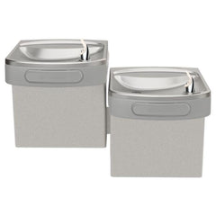 ELKAY Elkay EZSTLDDLC Versatile Cooler Wall Mount Bi-Level ADA Non-Filtered, Non-Refrigerated Light Gray Granite