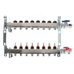 Uponor A2700802 Manifold Assembly With Flow Meter (8) 1 In Outlets Replacement MPN