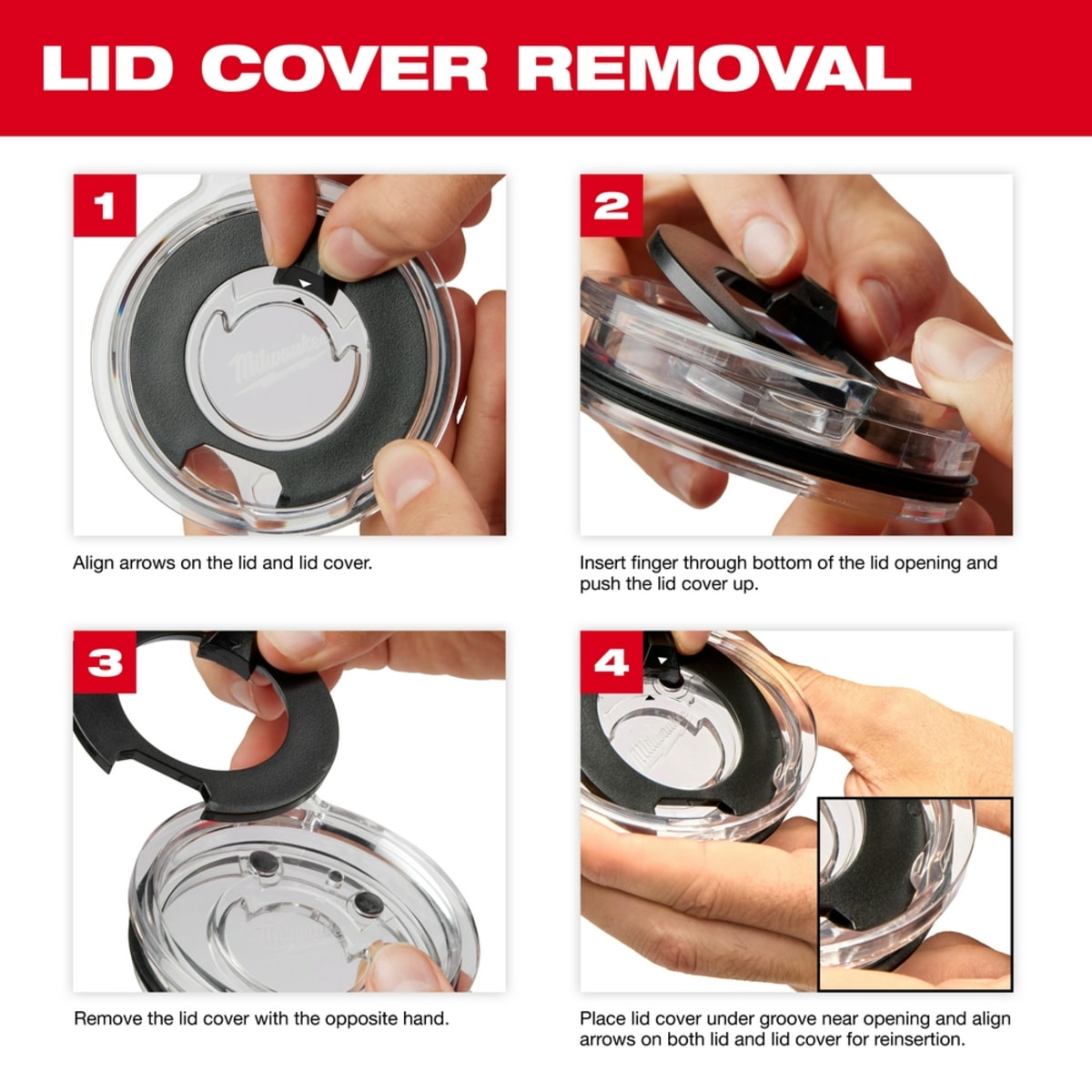 MILWAUKEE Milwaukee 48-22-8393B PACKOUT 30oz Tumbler - Black
