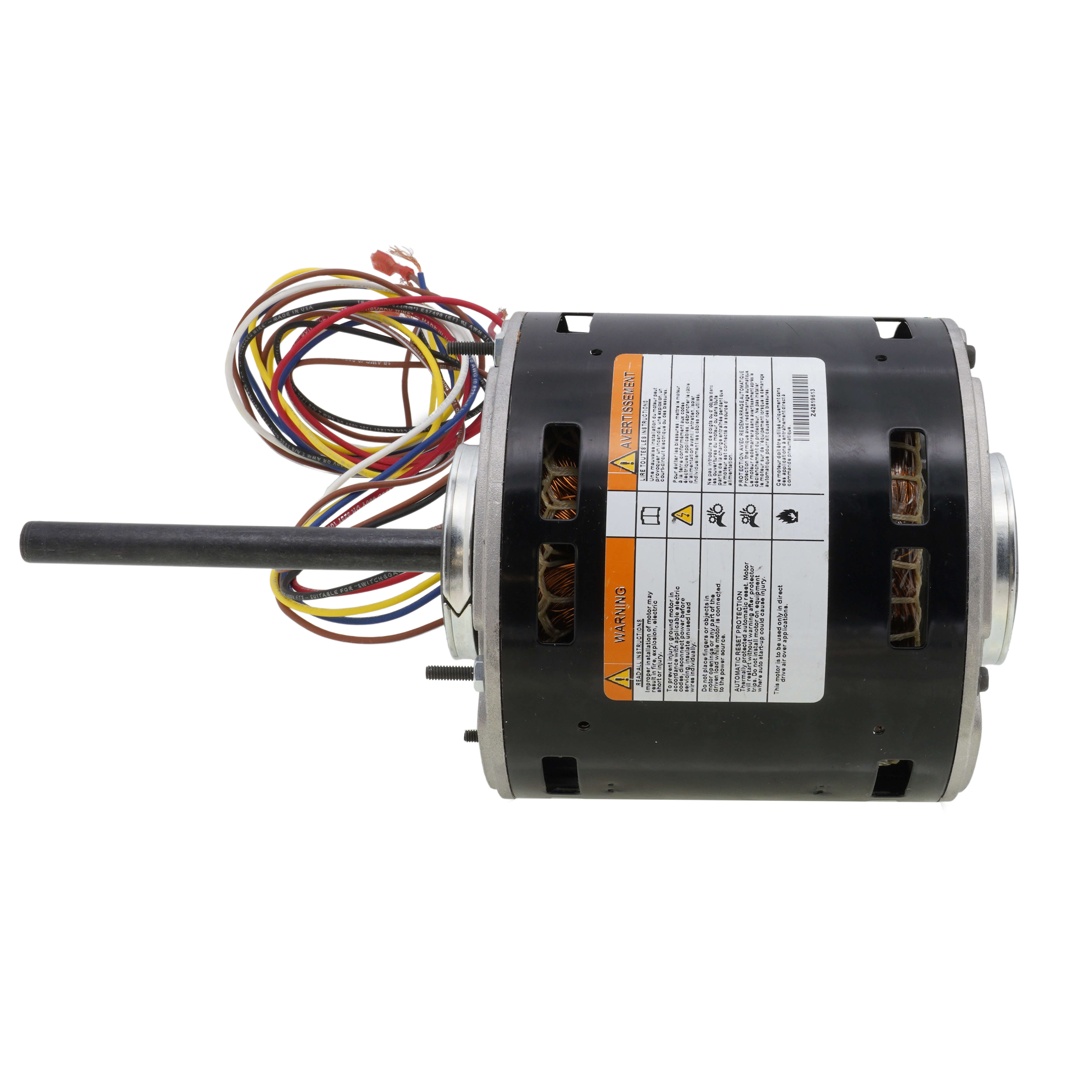 DIVERSITECH DiversiTech WG840464 1/2 - 1/6 HP 208-230 VAC Direct Drive Furnace Blower Motor 1075 RPM