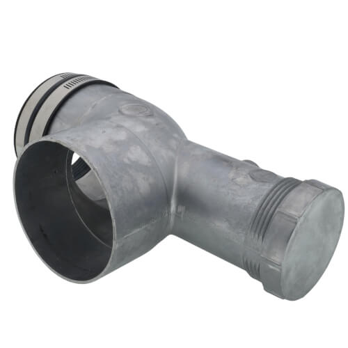 AO SMITH AO Smith 100187862 3 in. Aluminum Exhaust/Condensate Elbow