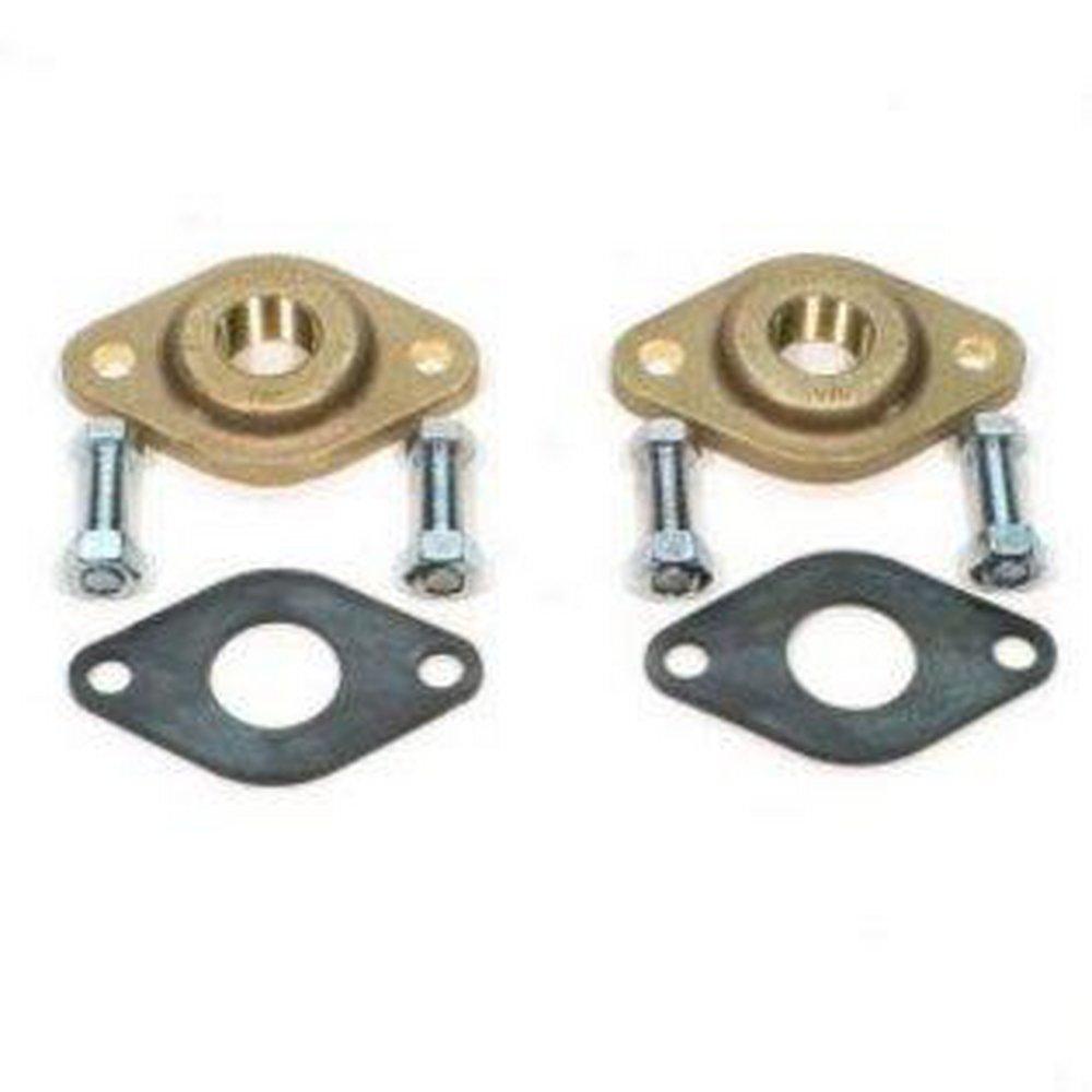 GRUNDFOS Grundfos 519651 3/4 NPT, Bronze, Flange Set with (2) Flange/(2) Gasket/(4) Nut and Bolt