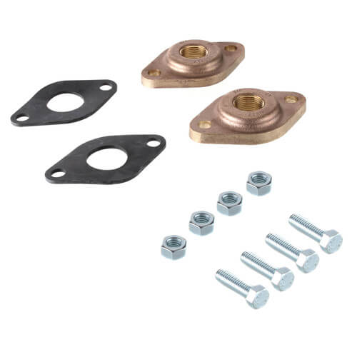GRUNDFOS Grundfos 519651 3/4 NPT, Bronze, Flange Set with (2) Flange/(2) Gasket/(4) Nut and Bolt