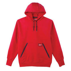 Milwaukee 350R-M Heavy Duty Pullover Hoodie - Red M