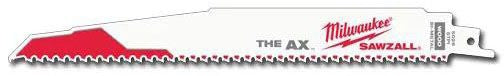 MILWAUKEE Milwaukee 48-00-5026 The Ax Sawzall Blade 5TPI 9 Inch