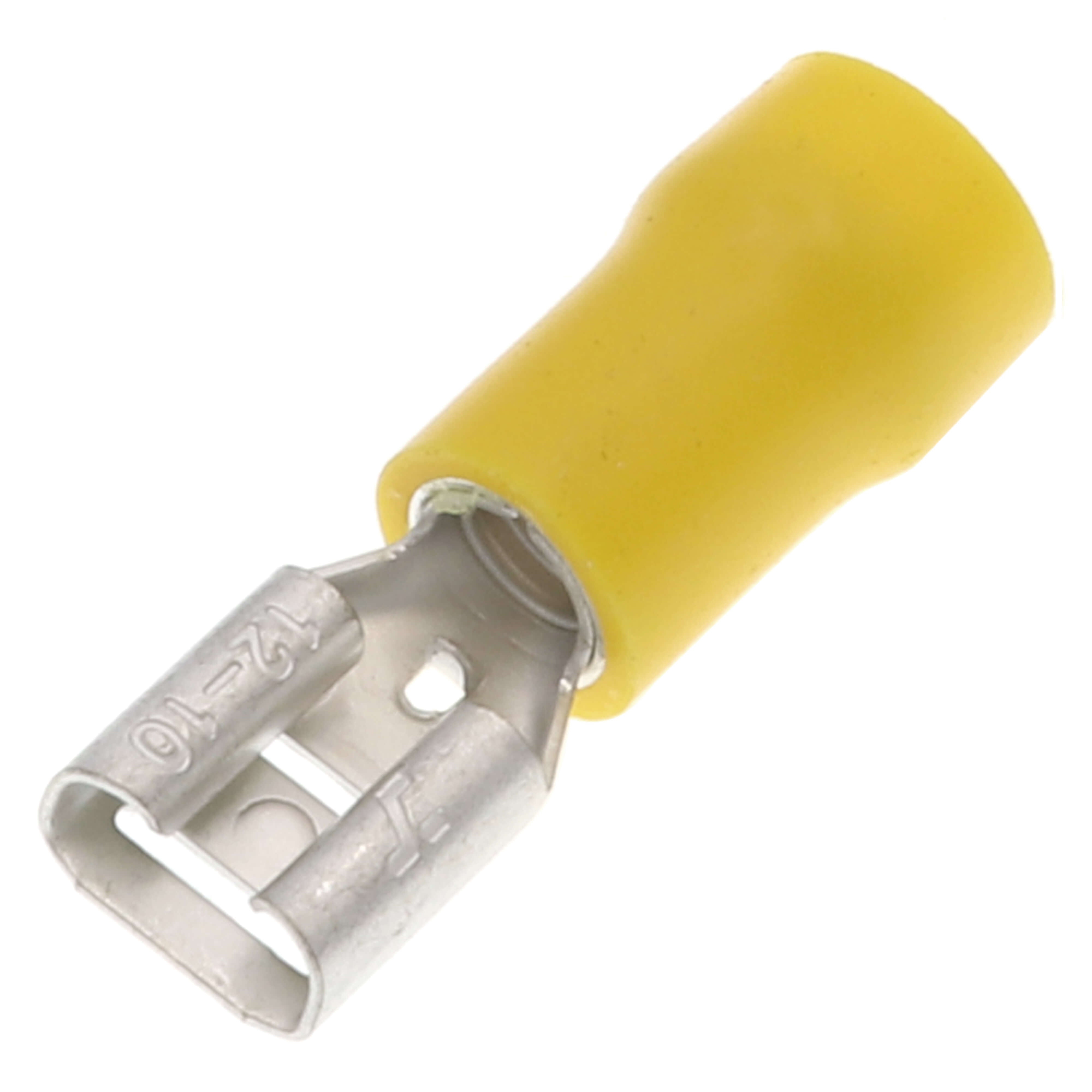 MARS Mars 86203 Solderless Terminal, 12-10 1/4 Female Tab Insul QD 15/Pk