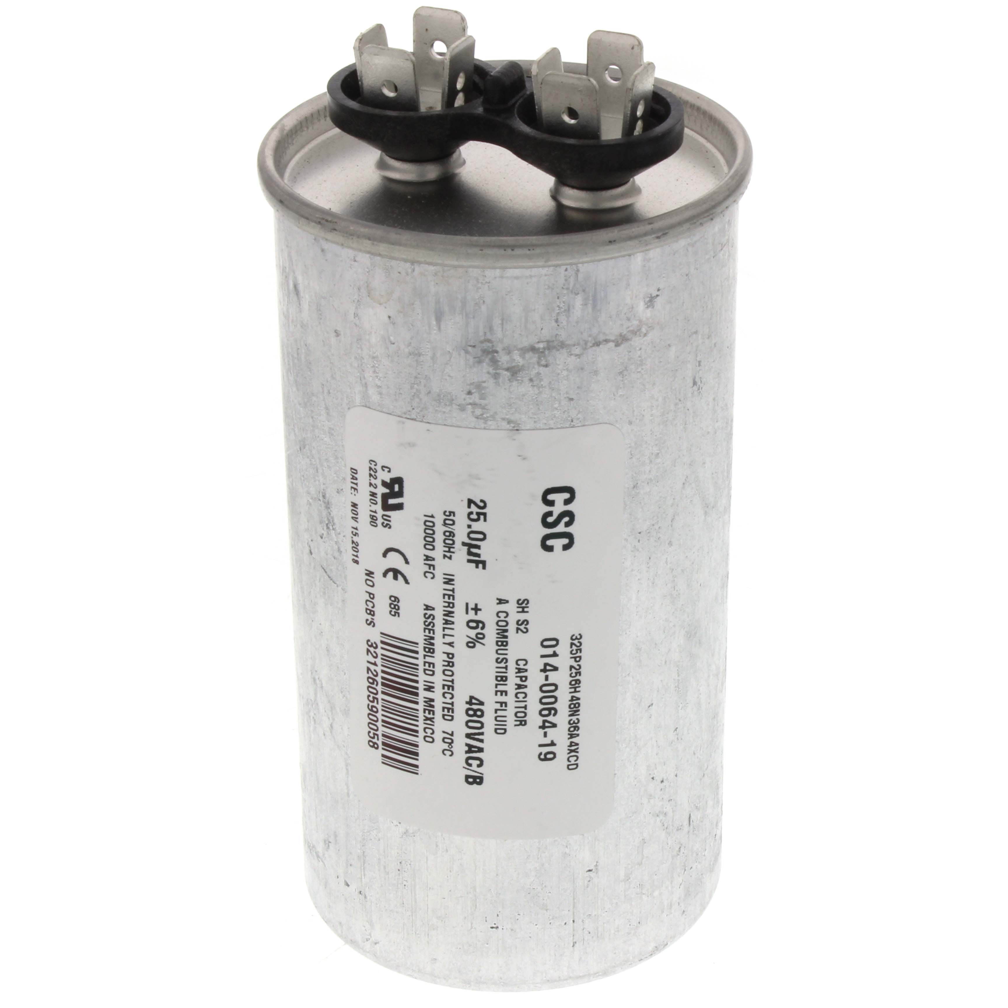 COPELAND Copeland 914-0037-23 Run Capacitor 25mfd480v W/Brack