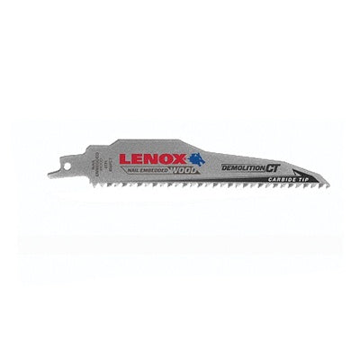 LENOX LENOX 1832146 CARBIDE TIPPED RECIP SAW BLADE 156RCT 12 X 1 X 050 X 6TPI 1PK
