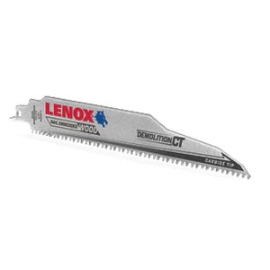 LENOX LENOX 1832146 CARBIDE TIPPED RECIP SAW BLADE 156RCT 12 X 1 X 050 X 6TPI 1PK