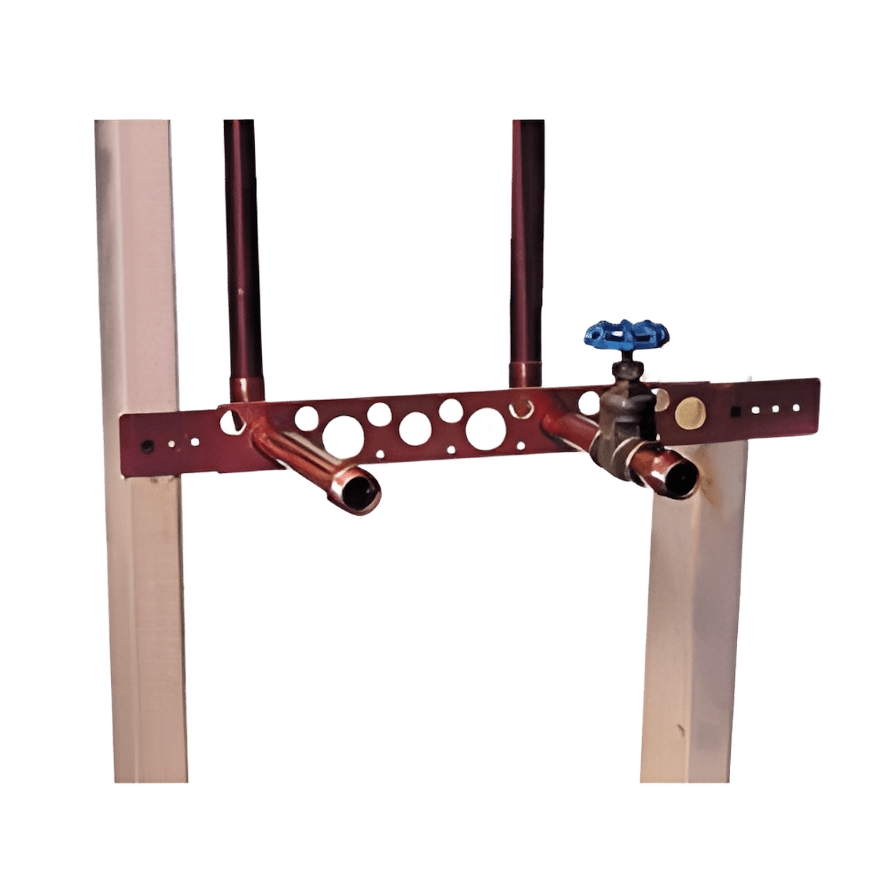 HOLDRITE Holdrite 108-26 Copper Stub Bracket for 1/2 to 1 Inch CTS Pipe, 26 Inch Length