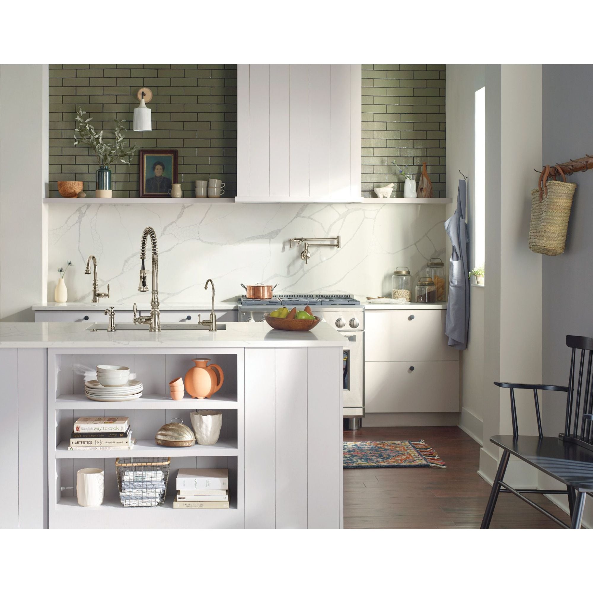 MOEN Moen S73104NL Weymouth Single Handle Pull Down Kitchen Faucet in Polished Nickel